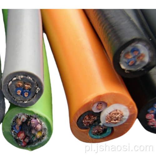 Kabel izolacyjny gumy czarnej silikonowej